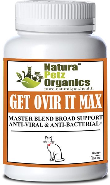 Natura Petz Organics Get Ovir It Cat Supplement, 90 count slide 1 of 4