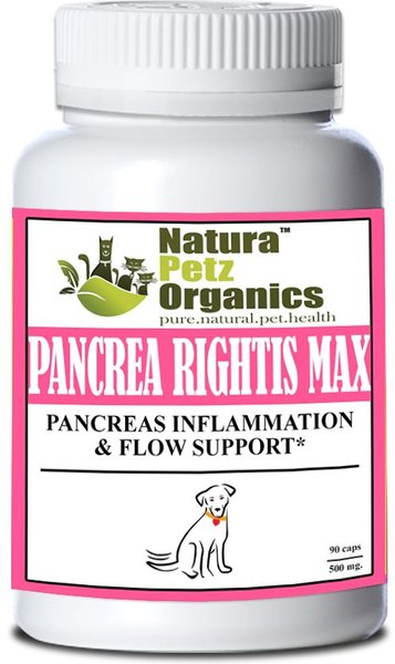 Natura Petz Organics Pancrea Rightis Homeopathic Medicine for Pancreatitis for Dogs, 90 count slide 1 of 4
