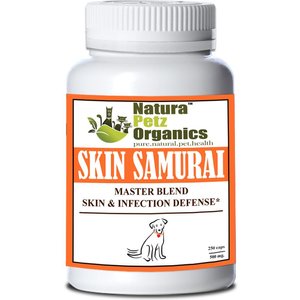 Natura Petz Organics Skin Samurai Dog Supplement, 250 count