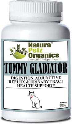 Natura Petz Organics Tummy Gladiator Cat Supplement, 150 count, slide 1 of 1