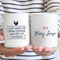 904 Custom Personalized Drink Coffee, Pet Chickens Double Sided Mug, 11-oz