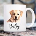 904 Custom Personalized Dog Breed Watercolor Mug, 11-oz, Labrador Retriever
