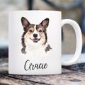 904 Custom Personalized Dog Breed Watercolor Mug, 11-oz, Corgi