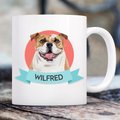 904 Custom Personalized Dog Breed Colorblock Banner Coffee Mug, 11-oz, English Bulldog