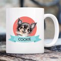 904 Custom Personalized Dog Breed Colorblock Banner Coffee Mug, 11-oz, Chihuahua