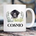 904 Custom Personalized Dog Breed Botanical Coffee Mug, 11-oz, Newfoundland