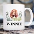 904 Custom Personalized Dog Breed Botanical Coffee Mug, 11-oz, Cocker Spaniel