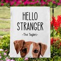 904 Custom Personalized Hello Stranger Dog Breed Garden Flag, Jack Russell