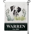 904 Custom Personalized Dog Breed Botanical Garden Flag, Dalmatian