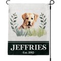 904 Custom Personalized Dog Breed Botanical Garden Flag, Labrador