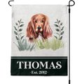 904 Custom Personalized Dog Breed Botanical Garden Flag, Cocker Spaniel