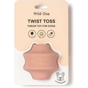 Wild One Twist Toss Treat Dispensing Dog Toy, Pink