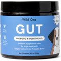 Wild One Gut Support Probiotic & Digestive Aid Soft Chew Dog Supplement, 120 count