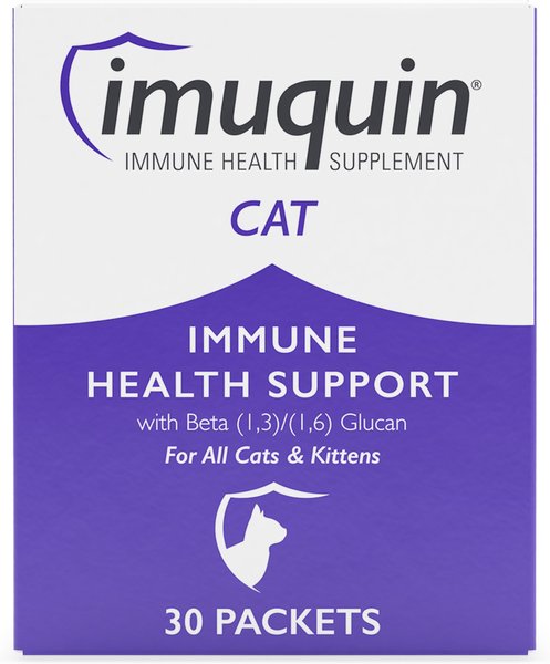 Nutramax Imuquin Immune Health Support  Powder Cat Supplement, 30 count slide 1 of 6