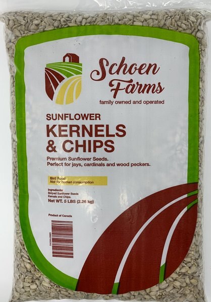 Schoen Farms Sunflower Kernels & Chips Bird Food, 5-lb bag slide 1 of 5