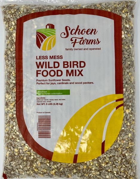 Schoen Farms Less Mess Wild Bird Food Mix, 5-lb bag slide 1 of 4