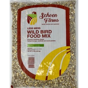 Schoen Farms Less Mess Wild Bird Food Mix, 5-lb bag