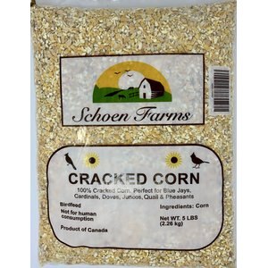Schoen Farms Cracked Corn Bird Food, 5-lb bag