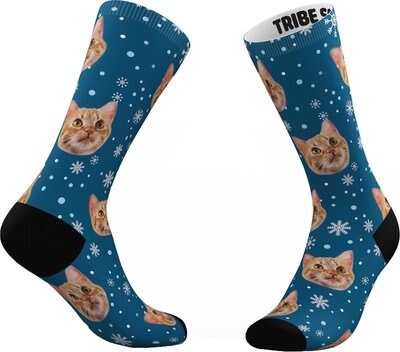 Tribe Socks Personalized Holiday Pet Face Socks, slide 1 of 1