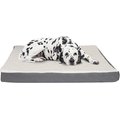 Pet Adobe Memory Orthopedic Foam Bolster Dog Bed w/ Removable Cover, Gray