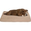 Pet Adobe Orthopedic Memory Foam Bolster Dog Bed w/ Removable Cover, Tan, Small