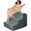 Pet Adobe High Density Foam Dog & Cat Steps, Gray, Small
