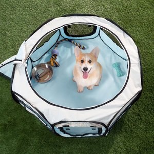 Pet Adobe Portable Pop-Up Dog & Cat Playpen, Small