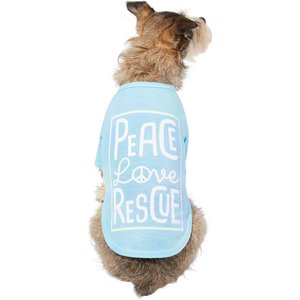 Frisco Peace Love Rescue Dog & Cat T-Shirt, X-Small