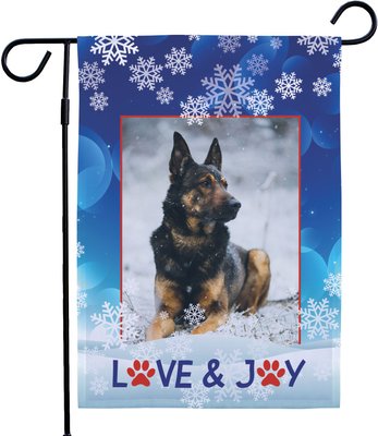 Frisco Personalized Double Sided Printed Winter Garden Flag, slide 1 of 1
