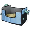 Pet Life Travel-Nest Folding Travel Cat & Dog Bed, Blue, Small