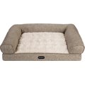 Beautyrest Luxe Lounger Cat & Dog Bed, Tan, X-Large