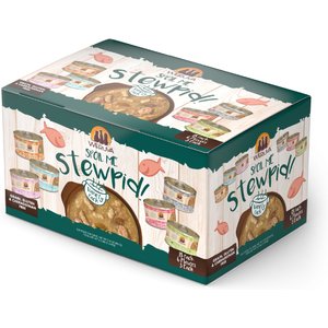 Weruva Classic Stews, Spoil Me Stewpid! Variety Pack Wet Cat Food, 3-oz, 18 count