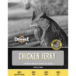 ChewMax Pet Products Chicken Jerky Natural Chew Dog Treats, 5-oz bag