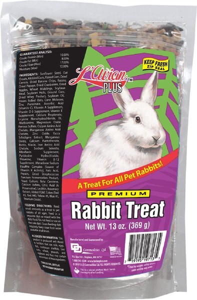 L'Avian Plus Rabbit Treats, 13-oz pouch slide 1 of 6
