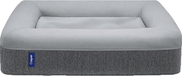 Casper Bolster Dog Bed, Gray, Medium slide 1 of 8