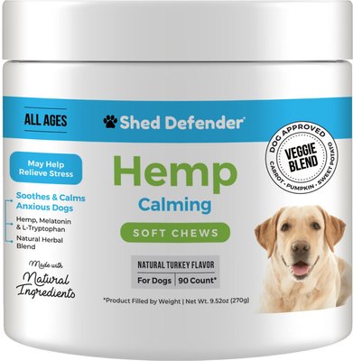 Shed Defender Hemp Calming Soft Chew Dog Supplement, 90 count, slide 1 of 1
