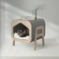 Weelywally Oslo Covered Cat & Dog Bed, Grey