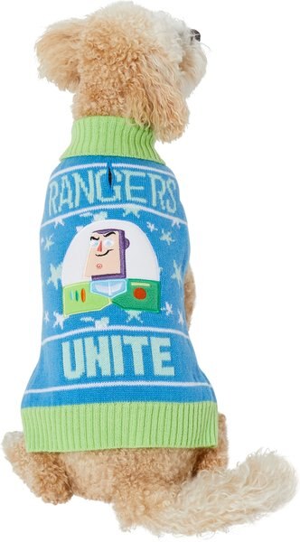 Pixar Toy Story Buzz Lightyear "Unite" Dog & Cat Sweater, XXX-Large slide 1 of 7