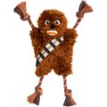 STAR WARS CHEWBACCA Plush with Rope Squeaky  Dog Toy