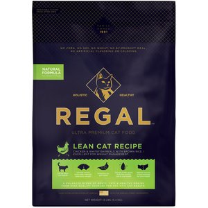 Regal Pet Foods Lean Recipe Dry Cat Food, 12-lb bag