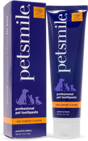 Petsmile Professional Say Cheese Flavor Dog & Cat Toothpaste, 4.2-oz tube slide 1 of 5