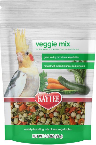 Kaytee Veggie Mix Freeze-Dried Bird Treats, 3.5-oz bag slide 1 of 8