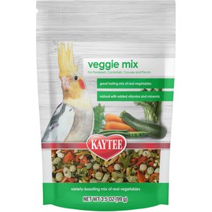 Kaytee Veggie Mix Freeze-Dried Bird Treats, 3.5-oz bag
