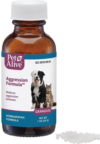 PetAlive Aggression Formula Homeopathic Medicine for Behavior Issues for Dogs & Cats, 1-oz jar slide 1 of 6