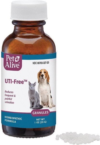 PetAlive UTI-Free Homeopathic Medicine for Urinary Tract Infections (UTI) for Dogs & Cats, 1-oz jar slide 1 of 6