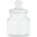 Amici Pet Cosmopawliton Glass Dog Treat Jar, White