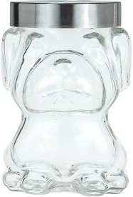 Amici Pet Mad Dog Glass Dog Treat Canister, slide 1 of 1