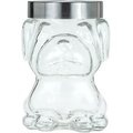 Amici Pet Mad Dog Glass Dog Treat Canister