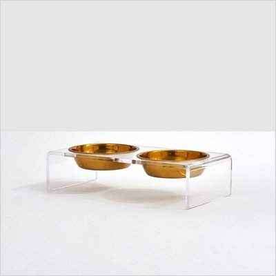 Hiddin Clear View Double Elevated Dog Bowl, slide 1 of 1