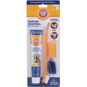 Arm & Hammer Tartar Control Banana Mint Flavored Enzymatic Dog Dental Kit